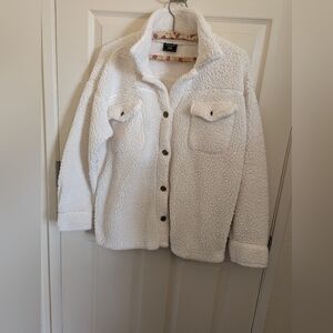 Cozy White Sherpa Jacket